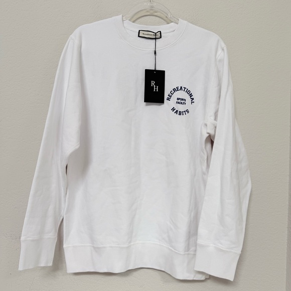 Recreational Habits Jordan Unisex Sports Facility Crewneck White - Picture 2 of 5